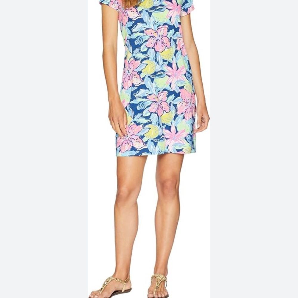Lilly Pulitzer Marlowe Floral Print Mini Dress in Size Small